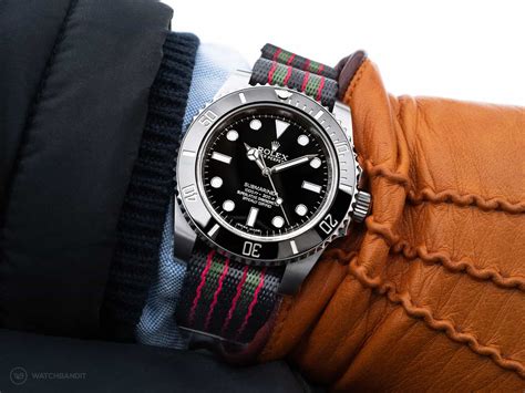 rolex air kingnato strap|how to wear air king.